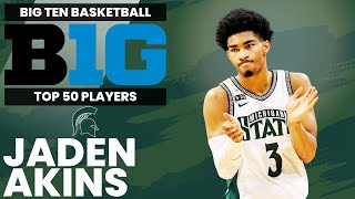 Big Ten Top 50 Player Rankings  Jaden Akins Michigan State [upl. by Anamuj]