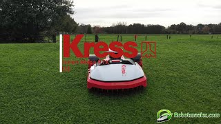 KRESS RTKn GPS draadloze robotmaaier [upl. by Erotavlas]