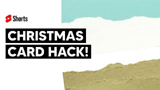 You’ll LOVE This Christmas Card Making Hack shorts [upl. by Martinson]