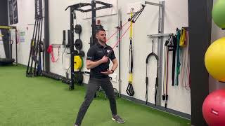 Assisted Lateral Lunge with Band [upl. by Sliwa]