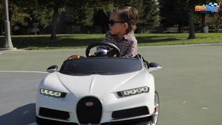 Big Toys Direct 12V Bugatti Chiron Ride On Car [upl. by Arbma520]