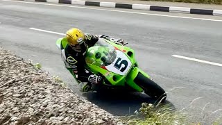 Manx Grand Prix 2024  Greenall Kawasaki ZXR750 Campaign [upl. by Aikemehs]