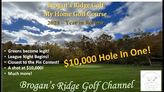 Brogans Ridge Golf  2023 Year in Review [upl. by Ginsburg961]