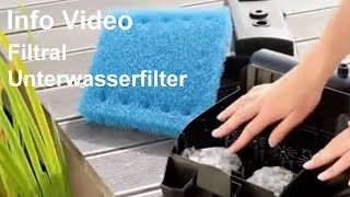 Filtral Teichfilter  Video Oase UVC Teichfilter Filtral 2500 UVC und Oase Filtral 5000 UVC [upl. by Cicily]