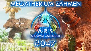 Ark Survival Ascended Megaterium tame ASA deutsch gameplay [upl. by Home]