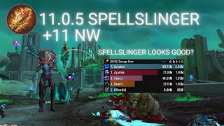 Spellslinger looks viable  11 Necrotic Wake  TWW S1 Arcane Mage 1105 [upl. by Daniell576]