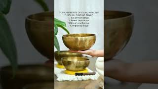 Healing Harmonies Discover the Power of Tibetan Singing Bowls tibetansingingbowls meditation [upl. by Nareht]