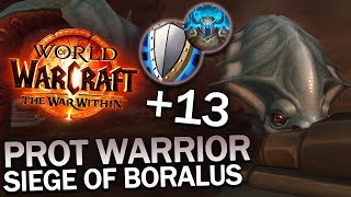 Siege of Boralus 13  Mountain Thane Prot Warrior  TWW BETA M [upl. by Annohsal]