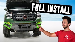 Nissan Frontier Assault Bumper Install [upl. by Dnaltruoc]