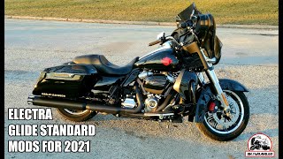 2019 HD Electra Glide Standard Modifications [upl. by Jandel584]