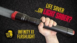 Infinity X1 Flashlight Review 5000 Lumen light cannon [upl. by Alioz]