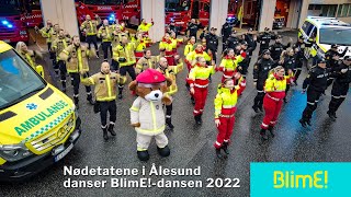 Nødetatene i Ålesund danser BlimEdansen 2022  quotDen enequot [upl. by Jolynn]