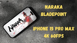 Naraka Bladepoint  iPhone 15 Pro Max 60fps GeforceNow [upl. by Hendricks]