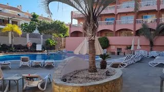 Tenerife Spain  Marola Park Apartments Las Americas  Los Cristianos [upl. by Laekim]