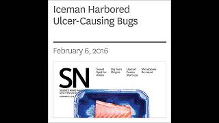 Iceman Harbored UlcerCausing Bugs Audiobook by Meghan Rosen [upl. by Linnette]