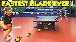 TESTING ZORAN PRIMORACS TABLE TENNIS BAT [upl. by Ahtaela]