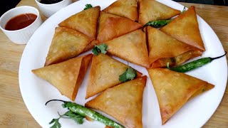 Street Style Onion Samosa Recipe  Irani Samosa Recipe  Samosa Patti  How to Make Onion Samosa [upl. by Nerha441]