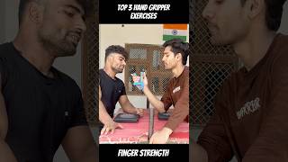 Top 3 hand gripper exercises⚡️🥶For fingers strength⚡️armwrestling armwrestler armworkout power [upl. by Neelon]