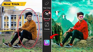 Photo Ka Background Change Kaise Kare  PicsArt Background Change photo editing  PicsArt Editing [upl. by Echo]