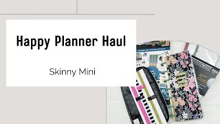 Skinny Mini Happy Planner Stationery Haul happyplanner [upl. by Llertnac]