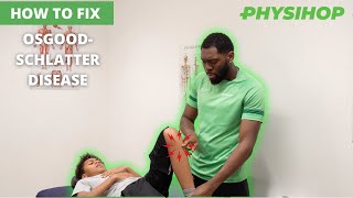 How to fix Osgood Schlatter disease  Best exercises [upl. by Nork35]