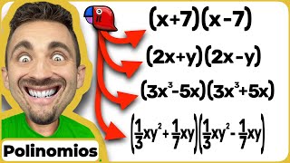 âœ… IDENTIDADESIGUALDADES NOTABLES SUMA POR DIFERENCIA POLINOMIOS de DIFERENTES GRADOS FÃCIL R4043 [upl. by Ilana936]