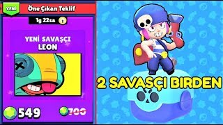 EFSANEVİ LEONU ALDIM ve ÜCRETSİZ KUTUDAN PENNY ÇIKTI  Brawl Stars [upl. by Uriia]