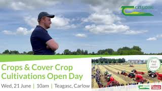 Crops and Cover Crop Cultivations Open Day  Jack Jameson [upl. by Ennaeus679]