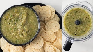 Salsa Verde Tomatillo Salsa [upl. by Nemad]