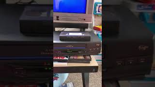 Panasonic 4 Head Omnivision VHS VCR Player Tested Working with Remote PVV4020 [upl. by Irisa]