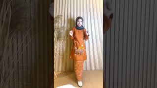 Kurung Riau Princess🥰😊  Songket hidaya exclusive [upl. by Nnywg]