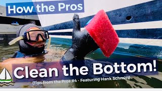 How to Clean the Bottom of a Sailboat Underwater Tips from the Pros 4 Patrick Childress 55 [upl. by Etteuqram837]