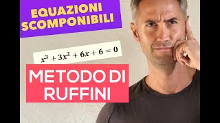 equazioni di grado superiore al secondo METODO DI RUFFINI II regola di Ruffini [upl. by Reeva]