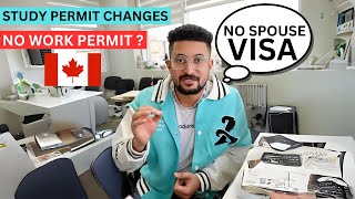 Canada New Changes To Study Permit amp International Students Spouse Visa [upl. by Ynnav]