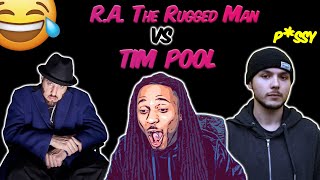 Pettiest Video yet RA The Rugged Man Punks Out Tim Pool  REACTION  Worse Than EssTV [upl. by Rothschild]