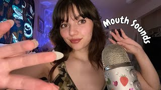 ASMR  Fast amp Gentle MOUTH SOUNDS wetdry Inaudible Whispers Kisses Nail Sounds Hand Movements [upl. by Modestia265]