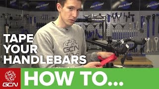 How To Tape Your Handlebars In The Figure Of 8 Style  Maintenance Monday [upl. by Madelena250]