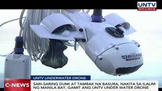 Sarisaring dumi at tambak na basura nakita sa ilalim ng Manila Bay gamit ang UNTV Underwater Drone [upl. by Zurc]