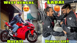 West Bengal se Ducati ki Delivery 😍 Diwali par ap sab ke liye Gifts ❤️ Amir Santosh ki tagdi ladai 😡 [upl. by Leasia160]