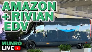 A Look Inside Rivians Electric Delivery Vehicle EDV for Amazon Last Mile Delivery [upl. by Zebada]