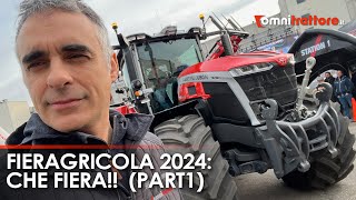 TUTTO da Fieragricola 2024 TRATTORI attrezzi allevamento PARTE 1 [upl. by Etteyniv]