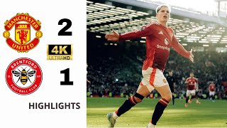 🔴 Man United Vs Brentford 2 1 Extended Highlights Premier League 2024 25 Garnacho  Hojlund Goals [upl. by Aihcrop]