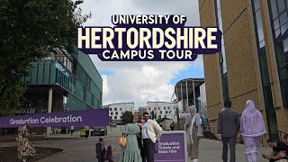 I Visited UNIVERSITY OF HERTFORDSHIRE Campus Tour its WILD [upl. by Eca]