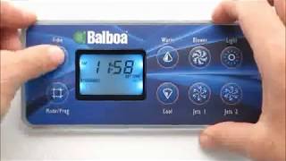 Using Balboa GS523 Control Panel On Zen Spas Hot Tubs by Hot Tub Suppliers [upl. by Rebah]