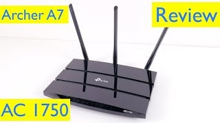 TPLink AC1750 Smart WiFi Router Setup and Review  Archer A7 [upl. by Rayford]