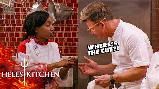 Chef Dreams Up an Injury to Cover Up Her Mistake  Hells Kitchen [upl. by Kissie]