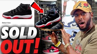 I WAS WRONG THE JORDAN 11 VELVET BREDS SOLD OUT👀🥴 [upl. by Ttenneb]