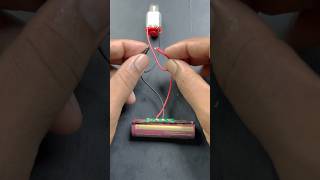 DC Motor with LithiumIon Battery Protection Circuit shorts dcmotor experiment [upl. by Eliot]