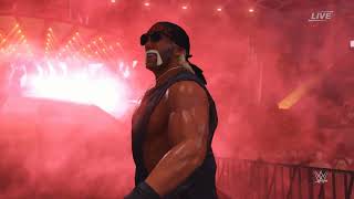 WWE 2K24 quotHollywoodquot Hulk Hogan NWO Wolfpac Entrance [upl. by Atnovart]