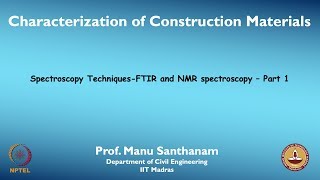 Spectroscopy Techniques  FTIR and NMR spectroscopy  Part 1 [upl. by Ylrahc]